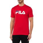 FILA Bellano Camiseta, Color Rojo, XXXXL Unisex Adulto