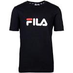 Camisetas negras de jersey de manga corta infantiles con logo Fila Classic 8 años 