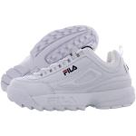 Chunky sneakers blancos de goma con shock absorber informales con logo Fila Disruptor talla 41,5 para hombre 