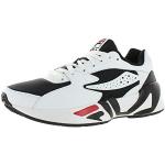 Fila Men's Mindblower Leather Mid-Top Athletic Sneakers White/Black Size 8
