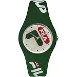 Relojes verdes de pulsera Cuarzo analógicos Fila para mujer 