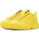 Chunky sneakers amarillos de goma informales Fila Disruptor talla 38 para mujer 