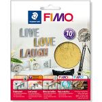 FIMO-8781-11 ST Hoja de Metal, Color Oro, (Staedtl