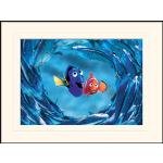 Disney Buscando (Nemo & Dory) 30 x 40 cm montado y Enmarcado, 11.8-Inches x 15.7-Inches