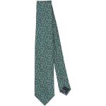 Corbatas verdes de seda de seda Fiorio para hombre 