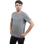 Camisetas estampada grises de poliester rebajadas con cuello redondo con logo Fischer Sports talla XS para hombre 