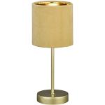 Lámparas doradas de metal de mesa modernas 
