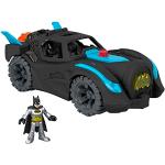 Fisher-Price Imaginext DC Super Friends Batmóvil Power Reveal Coche de juguete con luces ultravioleta y sonidos, incluye figura de Batman, +3 años (Mattel HGX96)