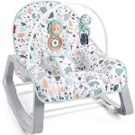 Fisher-Price Terrazzo Balancín, Hamaca con Vibraciones Relajantes, Sillita Plegable Portátil para Bebés 0+ Meses (Mattel GWD39)