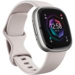 Fitbit Sense 2,Lunar White/Platinum Smartwatch, GPS, Unisex-Adult, One Size
