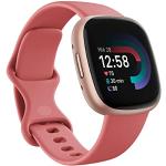 Fitbit Versa 4, el smartwatch que te ayuda a ponerte en forma con GPS integrado, hasta 6 días de batería y compatible con iOS 15 & Android OS 9.0, Rosa arena/Aluminio rosa cobrizo