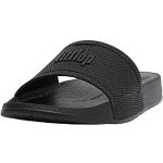 Fitflop iQUSHION Slides, Chanclas Mujer, Negro (Al