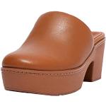 Sandalias beige de goma con plataforma acolchadas FitFlop talla 43 para mujer 