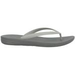 Sandalias planas grises de goma con logo FitFlop talla 47 para hombre 