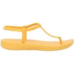 Sandalias amarillas de goma de tacón FitFlop talla 39 para mujer 