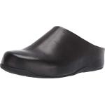Fitflop SHUV Leather, Zuecos Mujer, Negro (Black), 38 EU