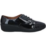 Zapatos negros de goma con puntera redonda formales FitFlop talla 37 para mujer 