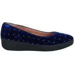 Zapatos azul marino de terciopelo de salón FitFlop con tachuelas talla 37 para mujer 