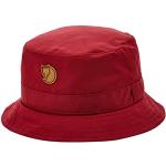 Sombreros rojos de cuero con logo FJÄLLRÄVEN talla S para mujer 