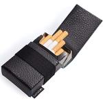 FlapCase N°1 "BLACK ONE" – Premium pitillera, para 19, 20, 21 cigarrillos, hecho a mano en Austria
