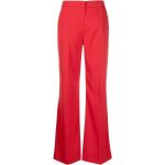 Pantalones acampanados rojos de poliester ancho W38 PINKO talla XL para mujer 