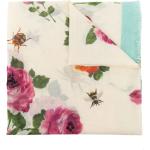Pañuelos Estampados multicolor de seda floreados Gucci con motivo de flores Talla Única para mujer 