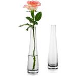 Floreros grises de vidrio vintage floreados 