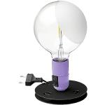 Lámparas lila de metal de mesa regulables minimalista Flos 