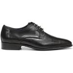 Zapatos negros de goma con cordones con cordones formales Fluchos talla 41 para mujer 