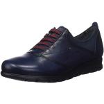 Fluchos Susan Zapatos de Cordones Derby, Mujer, Azul (Sugar Nobuck Oceano Oceano), 40 EU (6.5 UK)