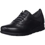 Zapatos negros de cuero con cordones formales Fluchos talla 38 para mujer 