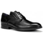 Zapatos negros con cordones con cordones formales Fluchos talla 45 para hombre 