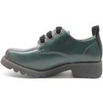 Zapatos derby verdes formales de encaje Fly London talla 36 para mujer 