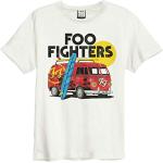 Foo Fighters Amplified Collection - Camper Van Hombre Camiseta Blanco Roto L 100% algodón Regular