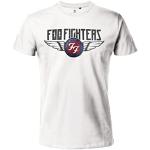 Foo Fighters Camiseta Oficial Logo Band Rock Music Blanco Algodón Unisex Adulto Niño (XL)