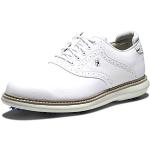 Zapatillas blancas de cuero de golf floreadas FootJoy talla 41,5 para hombre 