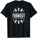 Forrest Gump Corre Forrest Corre Círculo Camiseta