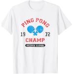 Forrest Gump Ping Pong Champ Greenbow Alabama 1972 Logo Camiseta