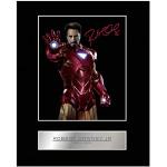 Foto firmada de Robert Downey Jr de Iron Man