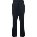 Pantalones clásicos azul marino de algodón informales con logo Maison Martin Margiela talla XL para mujer 