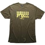 Camisetas deportivas verdes de poliester con logo FOX talla S para hombre 