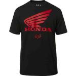 Camisetas negras de manga corta rebajadas Honda manga corta con cuello redondo FOX talla S para mujer 