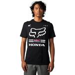Camisetas negras de manga corta rebajadas Honda manga corta Fox Racing talla M para hombre 