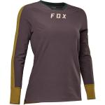 FOX W Defend Thermal Jersey Medium Brown - Camiseta de bicicleta - Marrón - EU XS