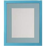 Marcos de fotos azules de plástico Frames By Post 12x12 