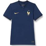 NIKE France DN0764 Season 2022/23 Official T-Shirt Men's Midnight Navy/Metallic Gold XS