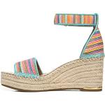Sandalias multicolor de goma de tiras con tacón de cuña Franco Sarto talla 41,5 para mujer 