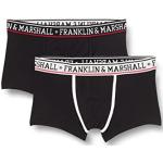 FRANKLIN & MARSHALL Hombre Ropa Interior, Black/White/Red, XL