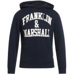 Sudaderas azules de algodón con capucha manga larga con logo FRANKLIN & MARSHALL talla XS para hombre 