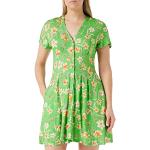Vestidos verdes de manga corta manga corta informales floreados FRENCH CONNECTION con motivo de flores talla M para mujer 